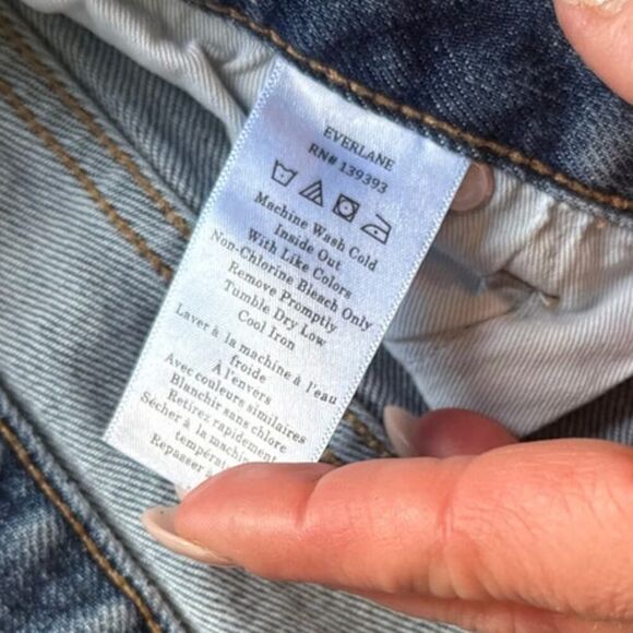 Everlane Mens The Organic Cotton Slim-Fit Jean 35x32 in Faded Sky Blue - Picture 9 of 10